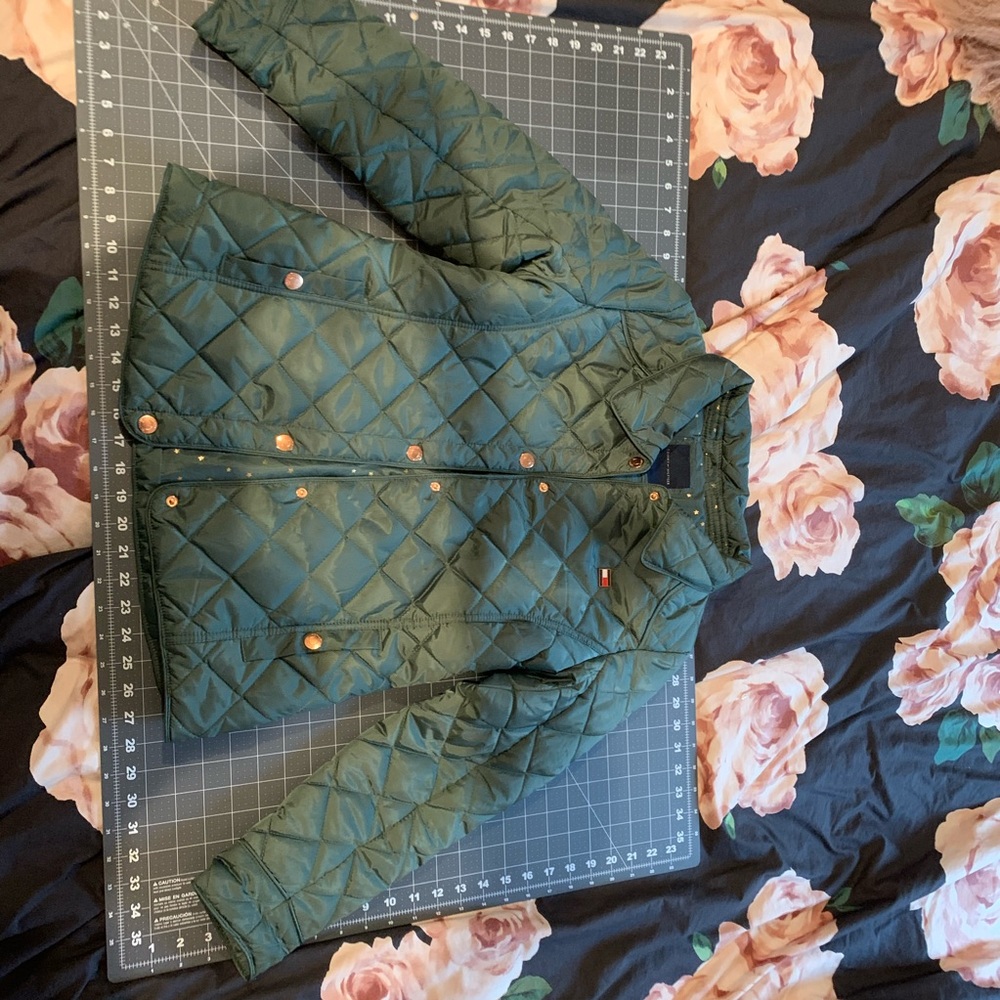 Tommy Hilfiger Green jacket with gold stars